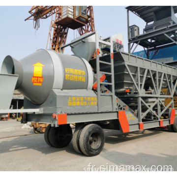 YHZS50 Mobile Concrete Batching Plant